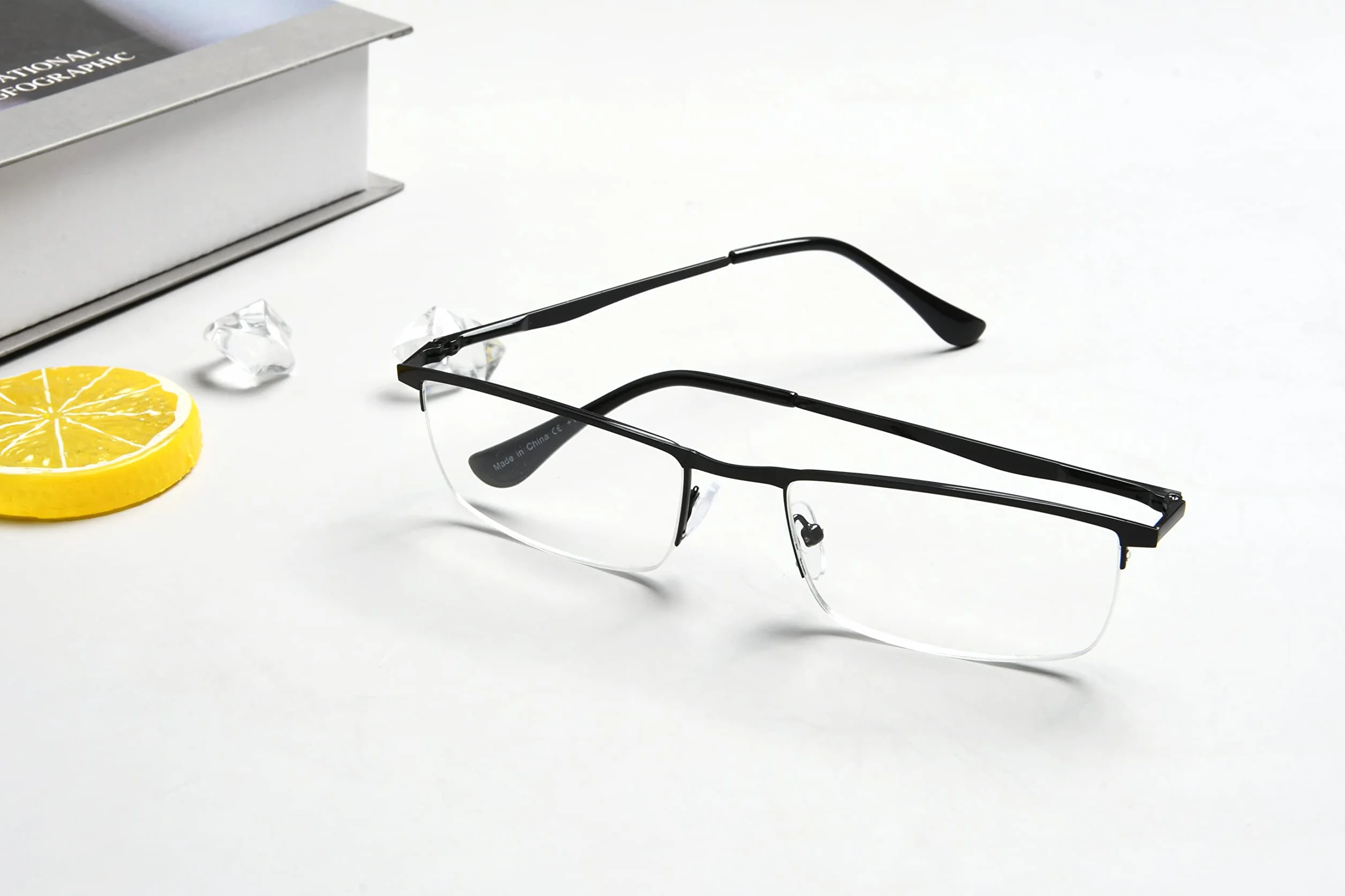 Eyekepper Okulary do czytania z metalową półoprawką dla mężczyzn i kobiet