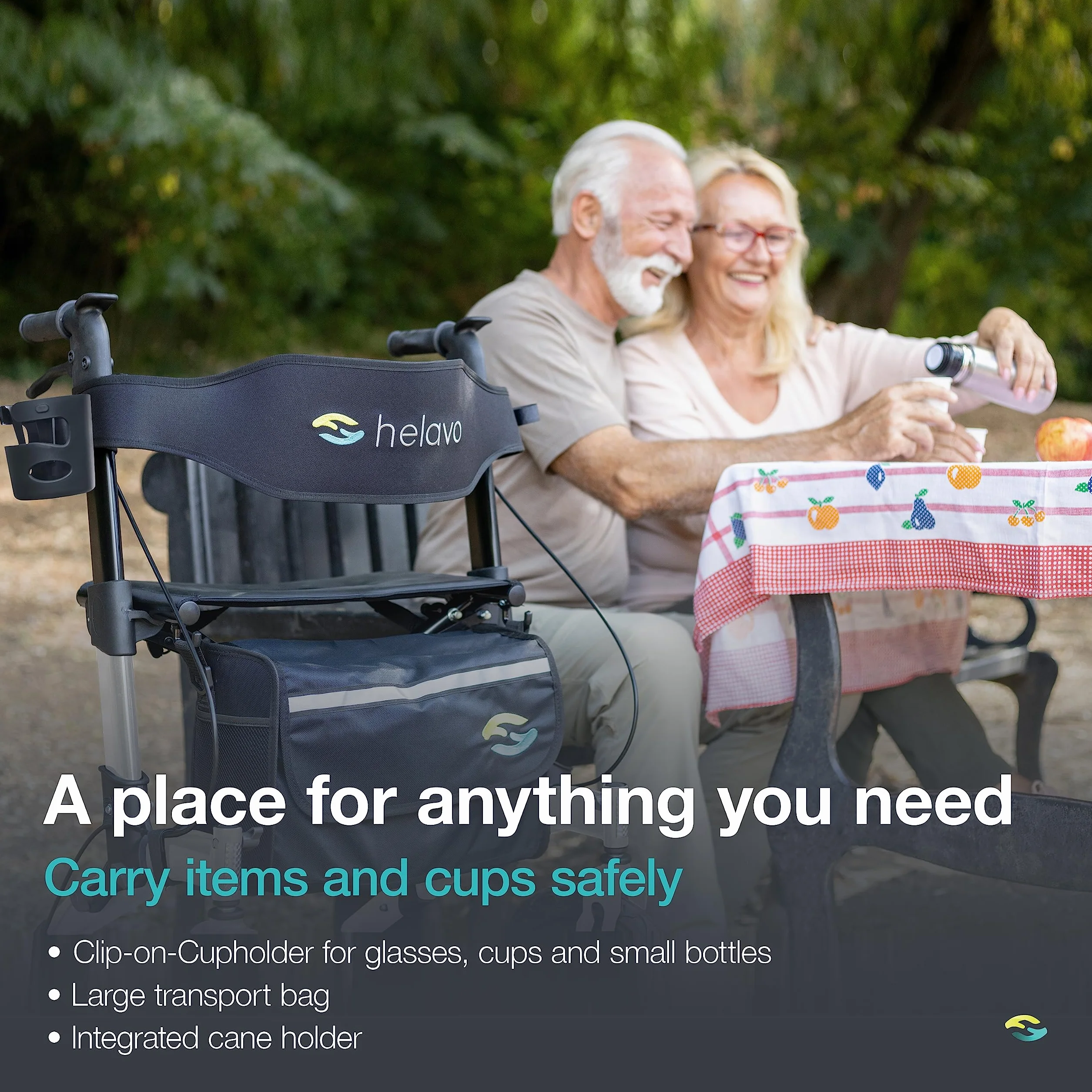 HELAVO rollator z odpornymi