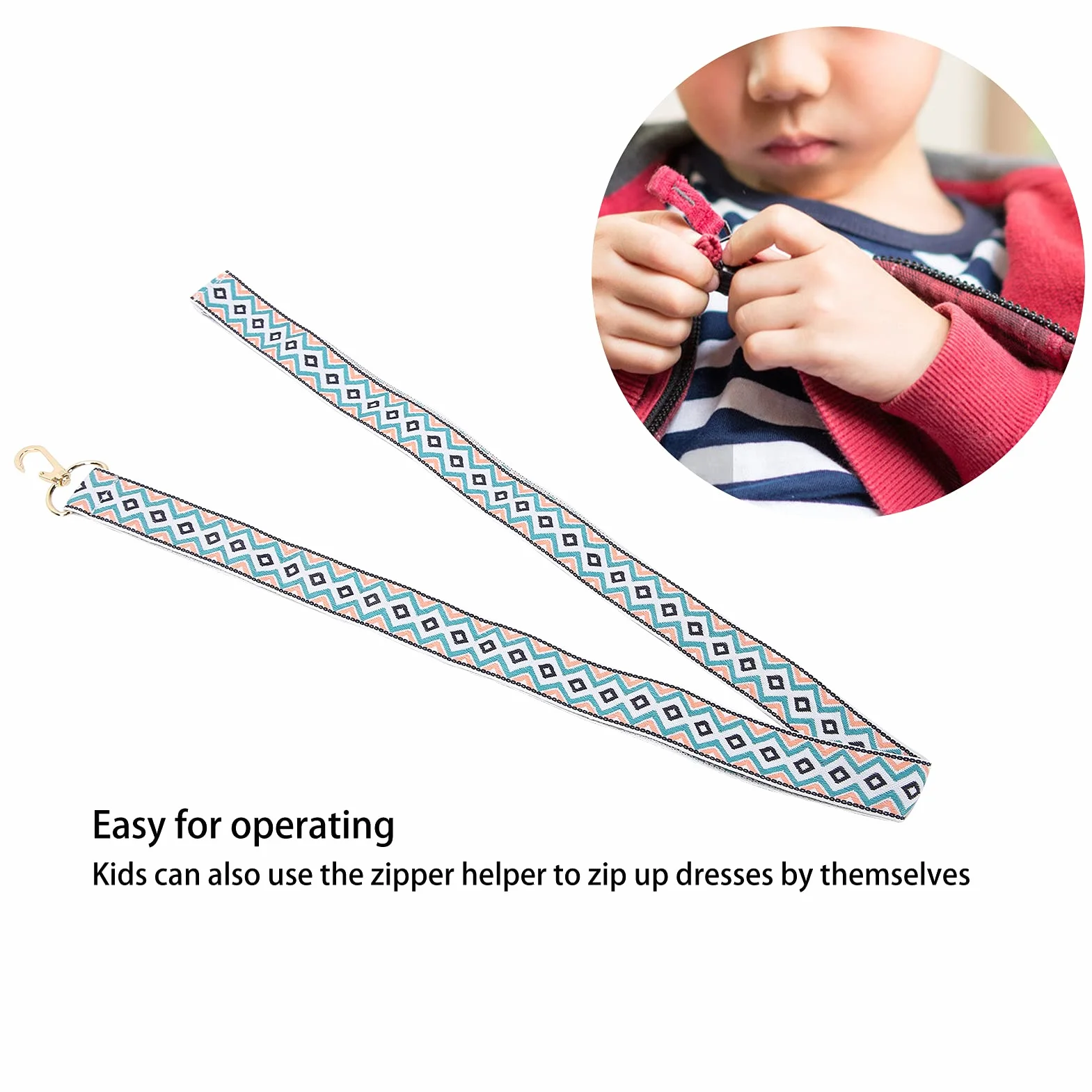 Zipper Helper, Dress Boots Zipper Puller Zip Up Down Assistant Łatwe Zdejmowanie z Haczykiem
