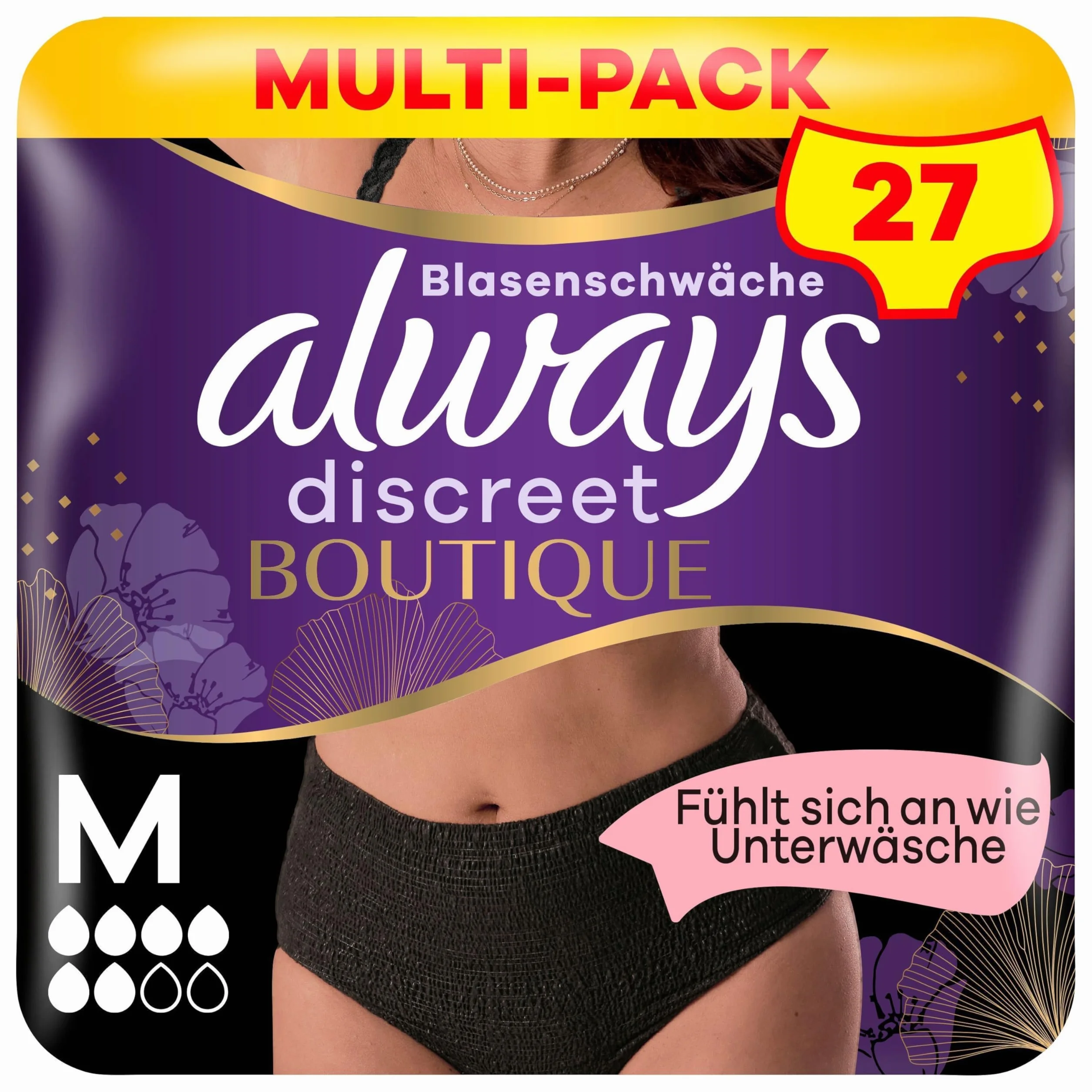 Always Discreet Boutique Bielizna na Nietrzymanie Moczu, M