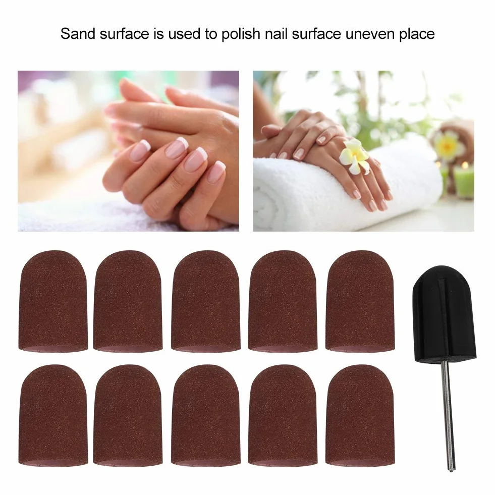 10 pcs Obcinacz do kalusa Pielęgnacja stóp, Elektryczna wiertarka do paznokci Akcesoria do maszyn do pedicure, Obcinacz do kalusa Super gruby Pedicure
