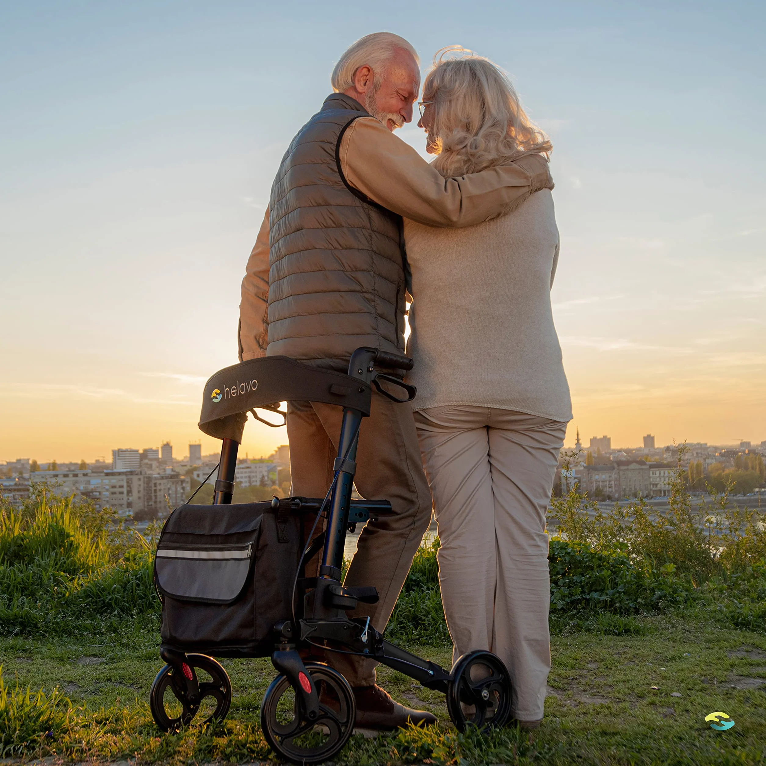 Helavo składany rollator premium - Lekkie aluminium