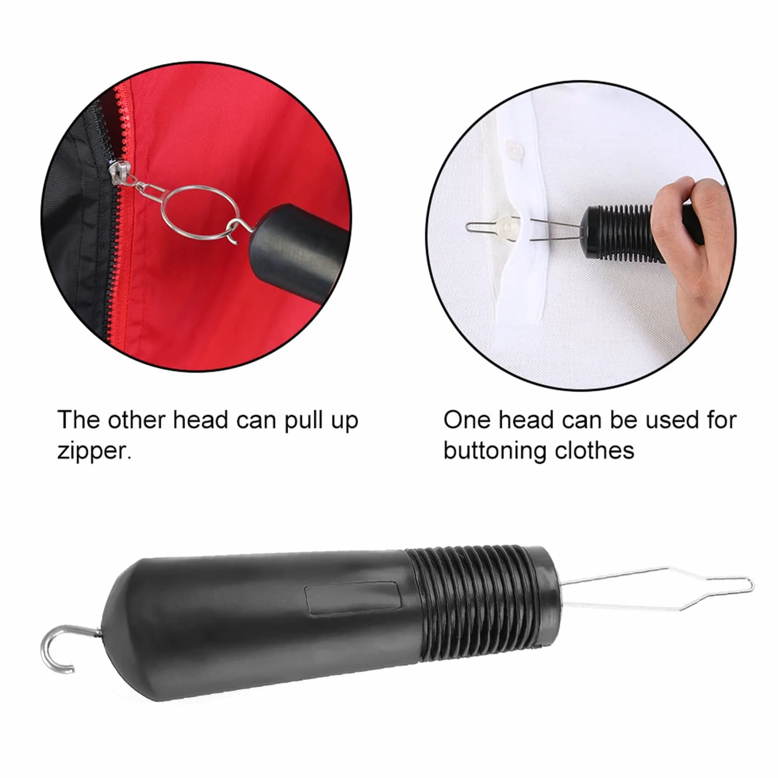 Przeciągacz Kłóczek, Pomocnik Przeciągacza Rękawicy dla Pacjentów z Artytoidą i Boleściami Stawów, Facilitator Zipper Button Puller Assistance