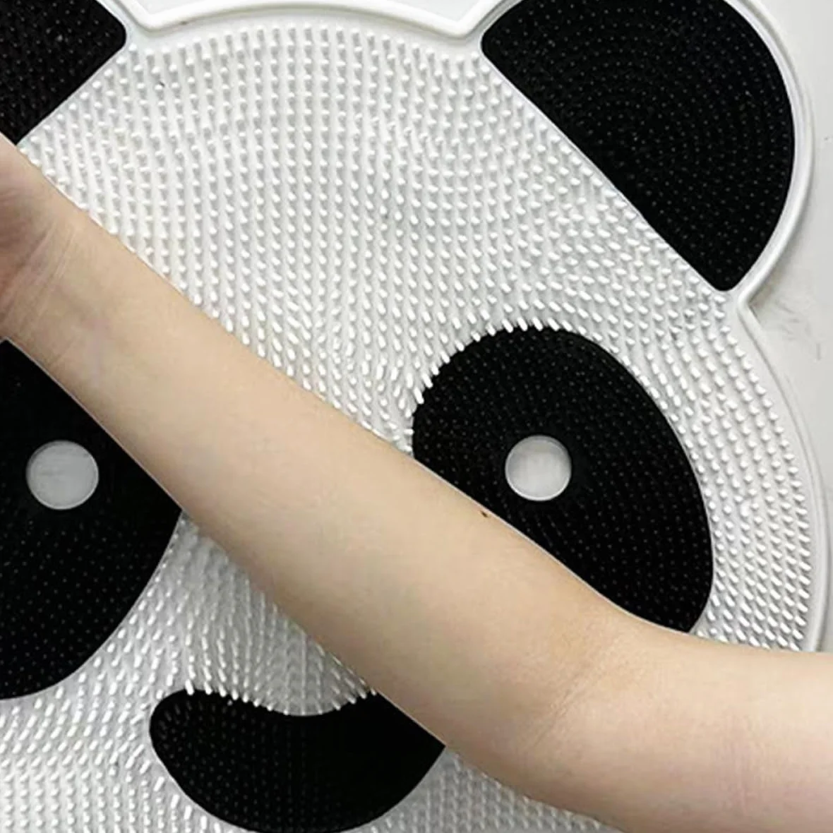 Mikinona Mata Do Mycia Stóp z Funkcją Złuszczania Zabawny Design z Pandą Miękka i Odporna Deformacje Idealna Do Codziennej Pielęgnacji Stóp i Pleców Skutecznie Usuwa Zrogowaciały