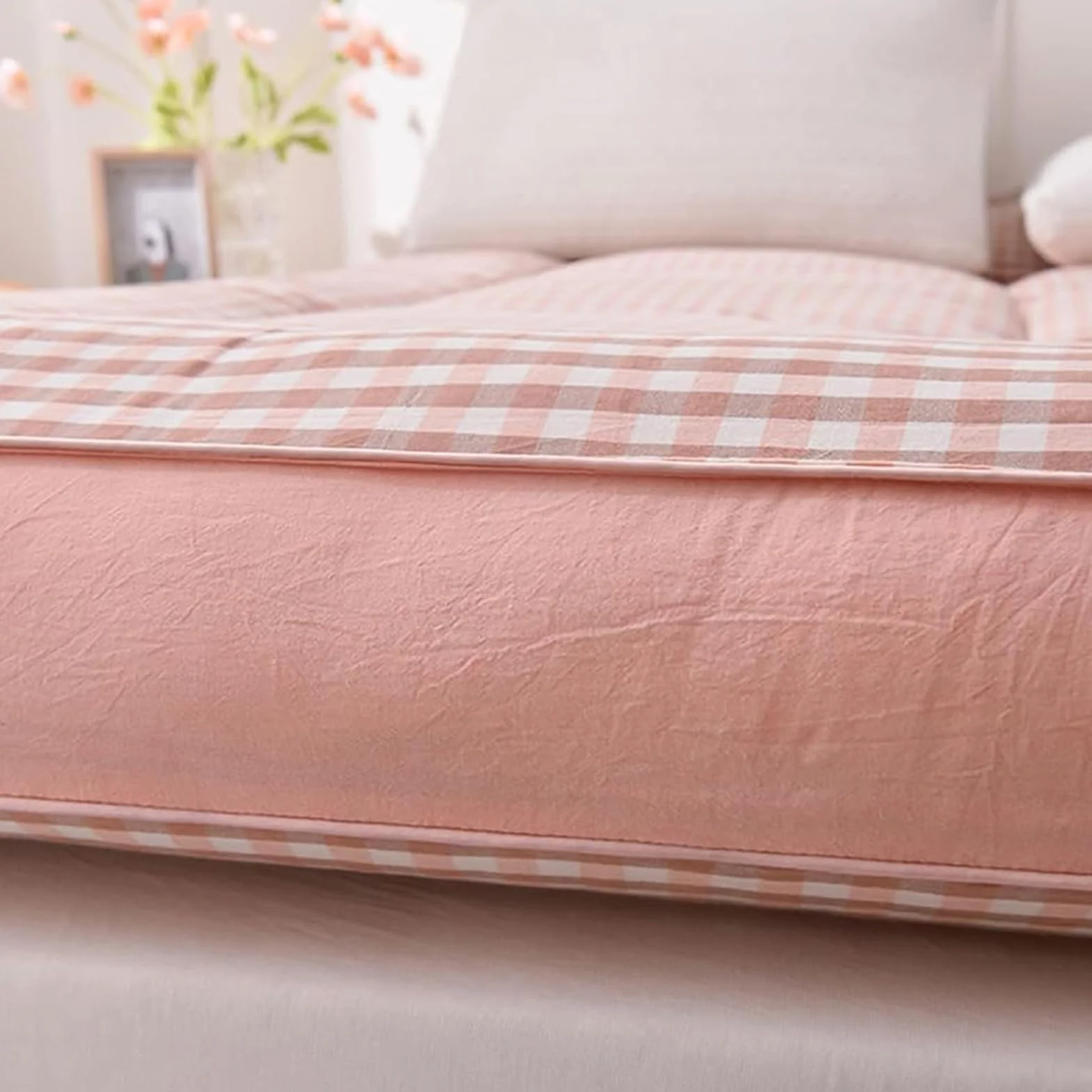 Japoński materac futon składany tatami 120x200 cm zielony