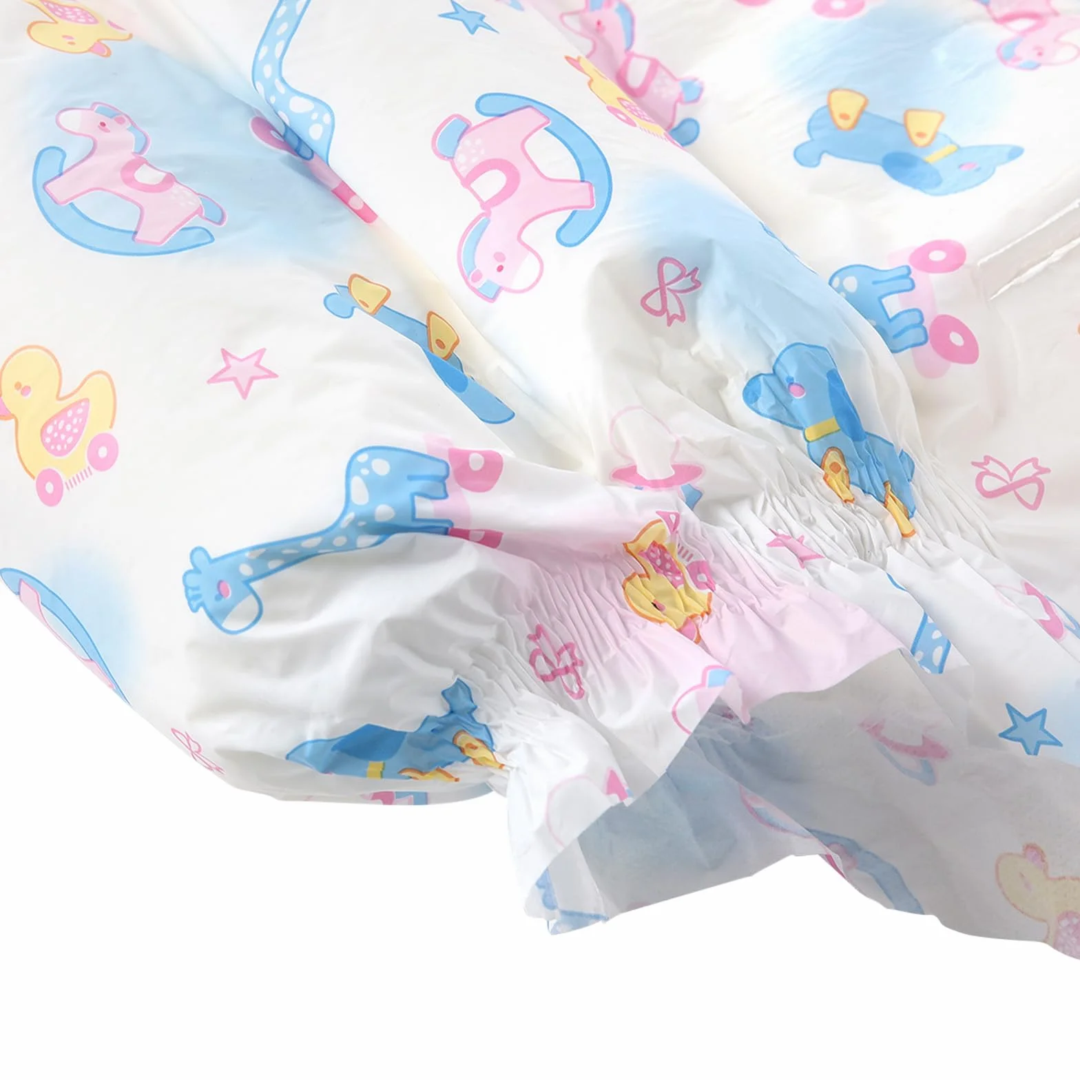 CutiePlusU Pieluchy dla dorosłych, 2 sztuki, jednorazowe majtki do inkontynencji z zakładkami, dla kobiet i mężczyzn, maksymalna chłonność na noc - Rocking Fun (średnie, 76-91 cm)