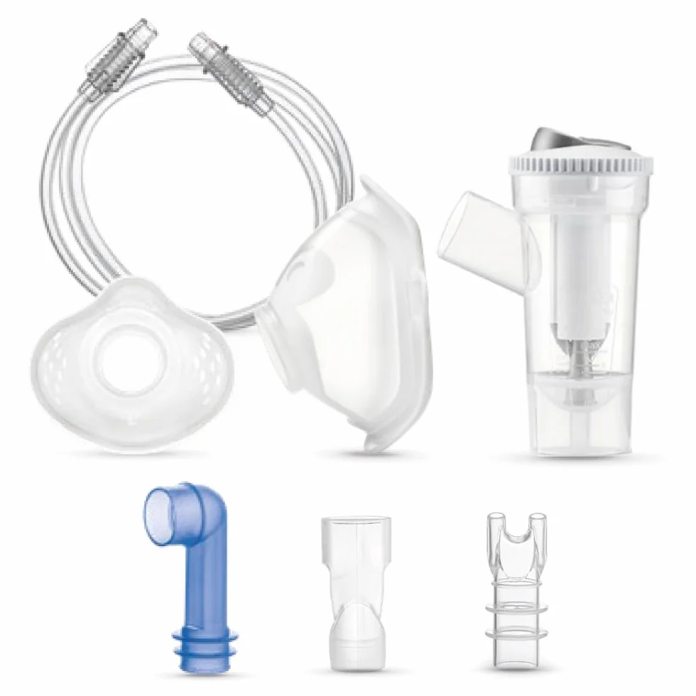 FLAEM RF7 Dual Speed Plus Child KOALA, Zestaw do Nebulizacji dla Dzieci, z Nebulizatorem RF7 Dual Speed Plus, Maską Soft-touch i Baby Mask, Ustnikiem i Końcówką do Nosa