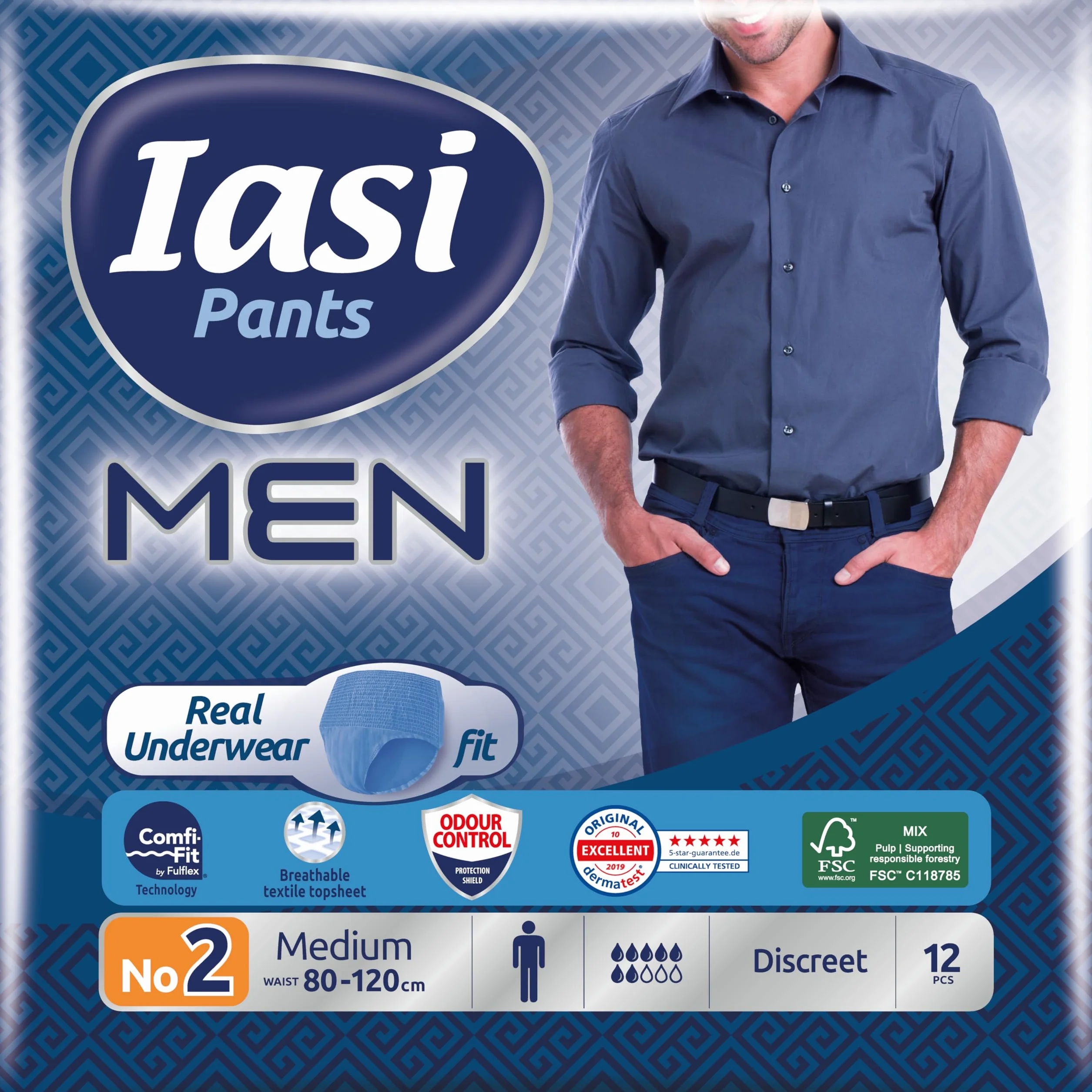 Iasi 86897-Sp Bokserki do Nietrzymania Moczu, M