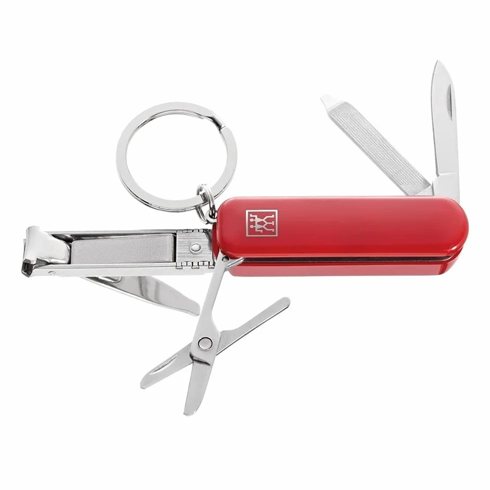 ZWILLING Narzędzie wielofunkcyjne do manicure i pedicure, czerwony, 60 mm