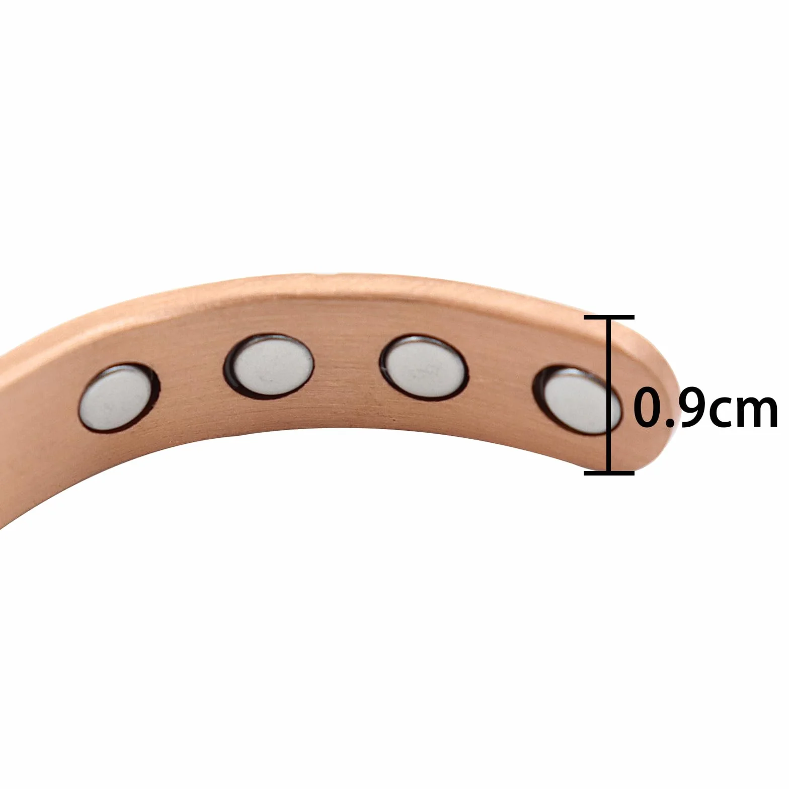 Miedziana bransoletka magnetyczna, Regulowana miedziana bransoletka magnetyczna, Antyczna brązowa bransoletka magnetyczna z 8 magnesami