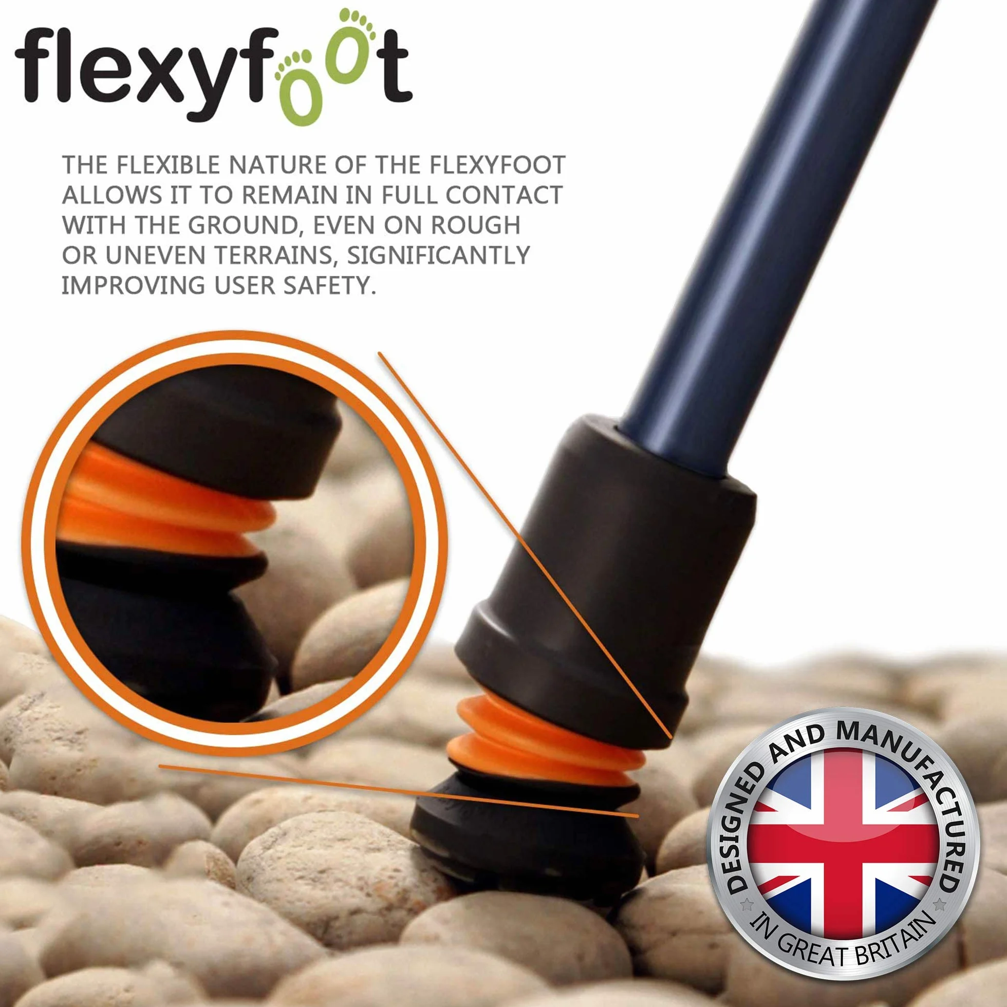 Flexyfoot amortyzująca laska do chodzenia
