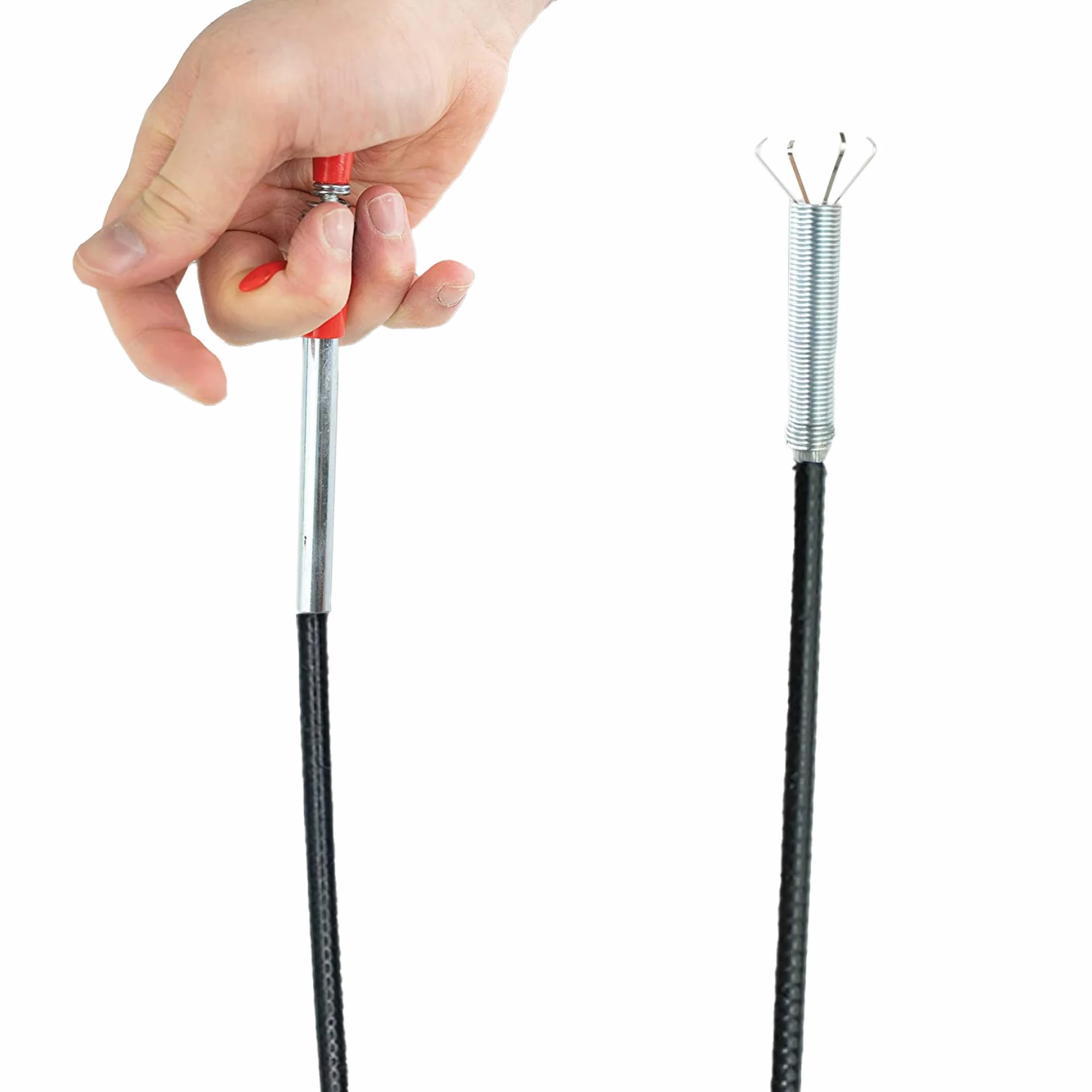 JOAM Chwytak do pazurów (200 cm), bardzo bezpieczne i przyjemne trzymanie dzięki ergonomicznemu uchwytowi – spirala odpływowa – uniwersalne zastosowanie, teleskopowy chwytak do domu i pracy – ramię