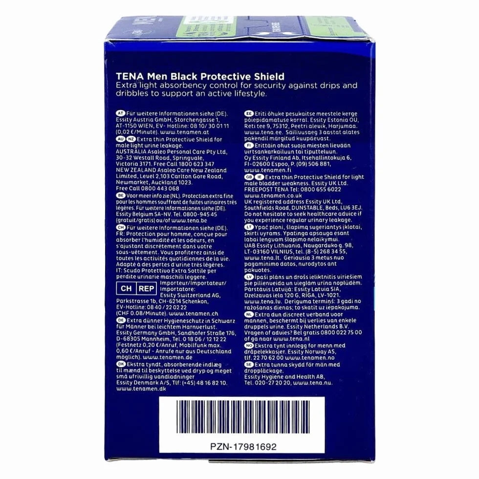 TENA MEN extra light wkładki 14 szt