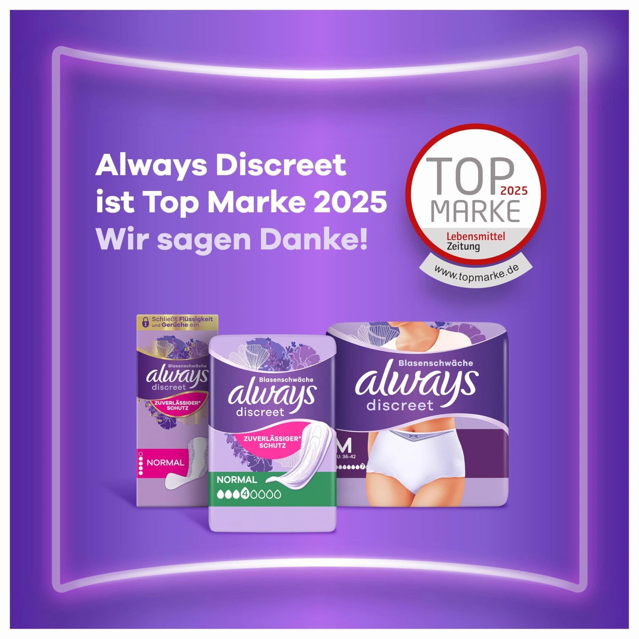 Always Discreet Boutique Bielizna na Nietrzymanie Moczu, M