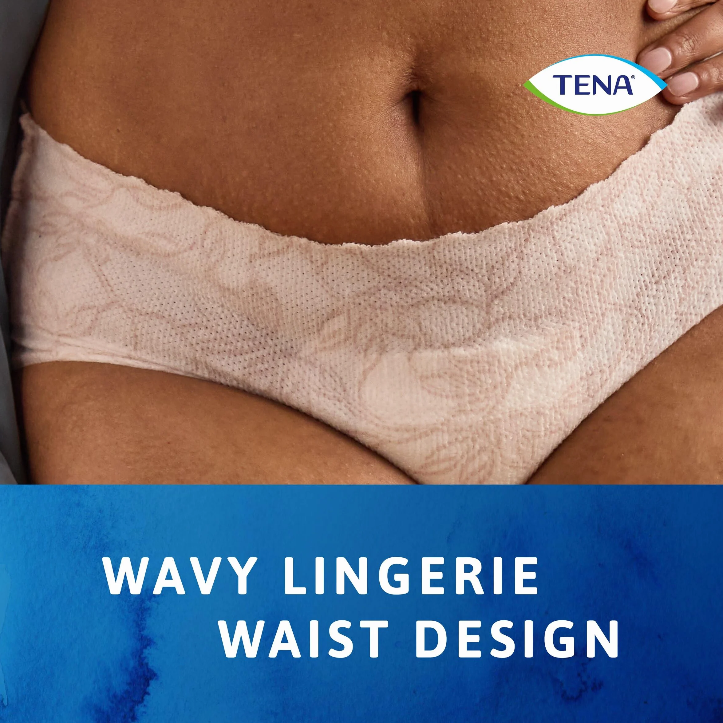 Tena Silhouette Plus średnia bielizna z niskim stanem, biała, dopasowany krój, do 100% ochrony, sucha plus 3-krotna bezpieczna ochrona